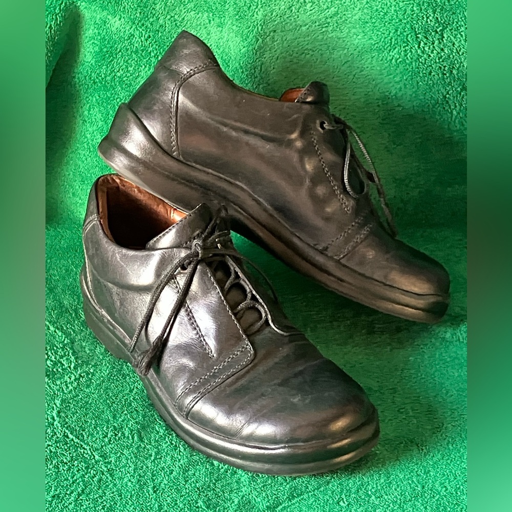 Footprints Birkenstock Black Leather Oxfords Tuxedo Shoes Size 39 / 7.5